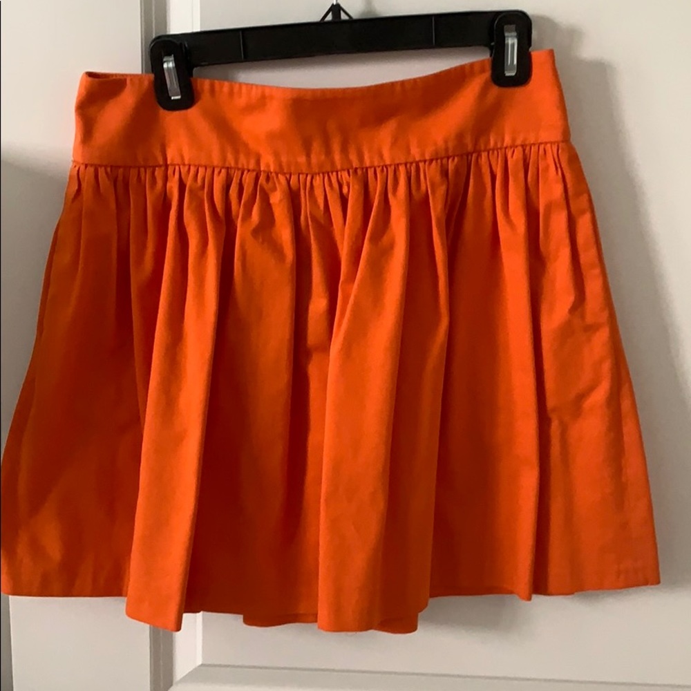 Orange skirt